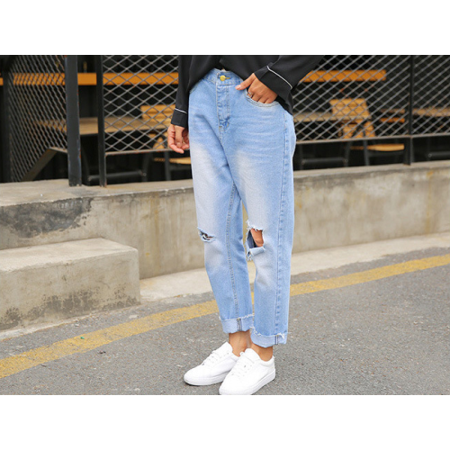 High Waist Jeans Fashion autumn new jeans women's tights women's jeans Manufactory